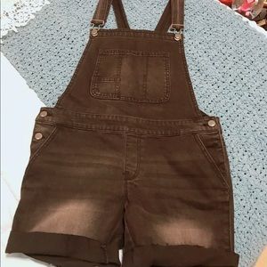 Overall Shorts